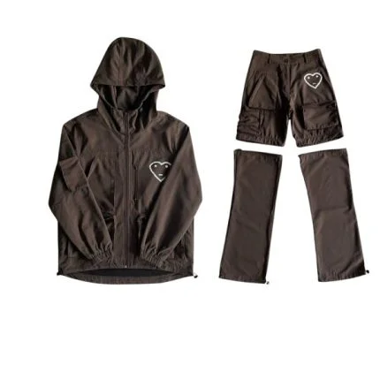 Carsicko Tracksuit Set brown